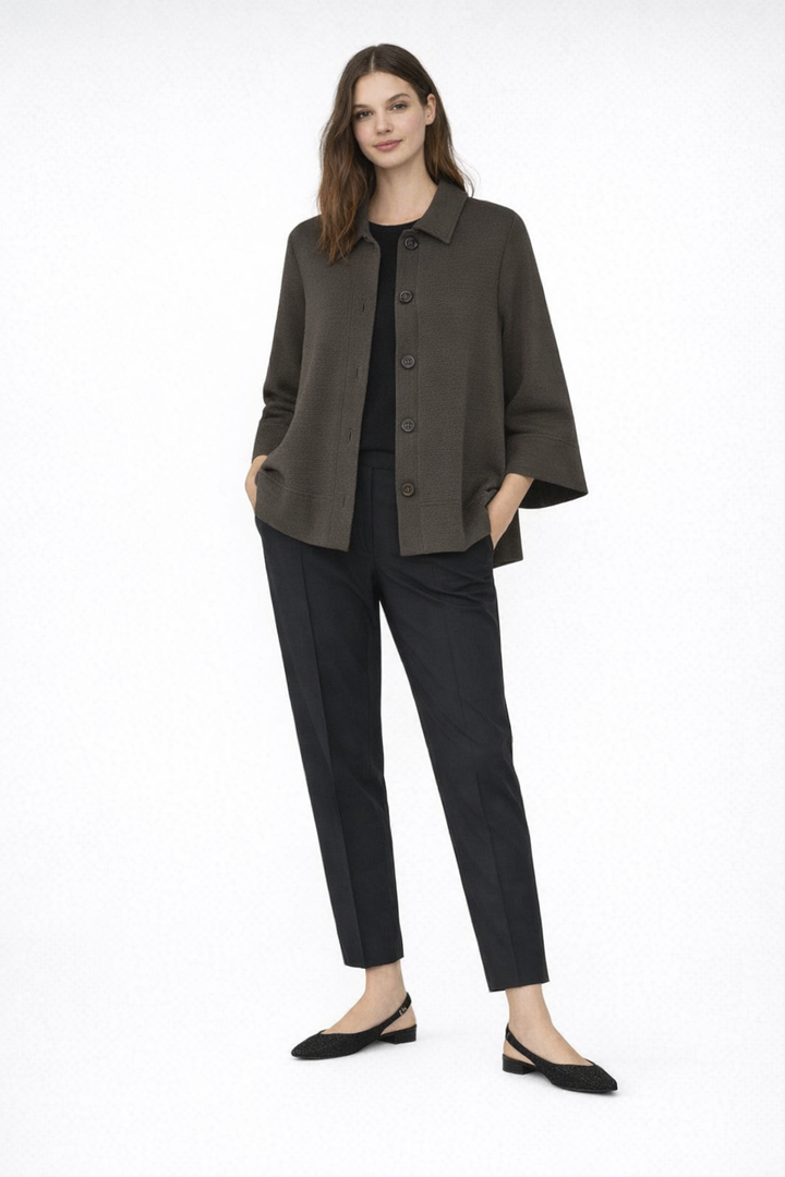 By Basics Swagger Jacket - coffee