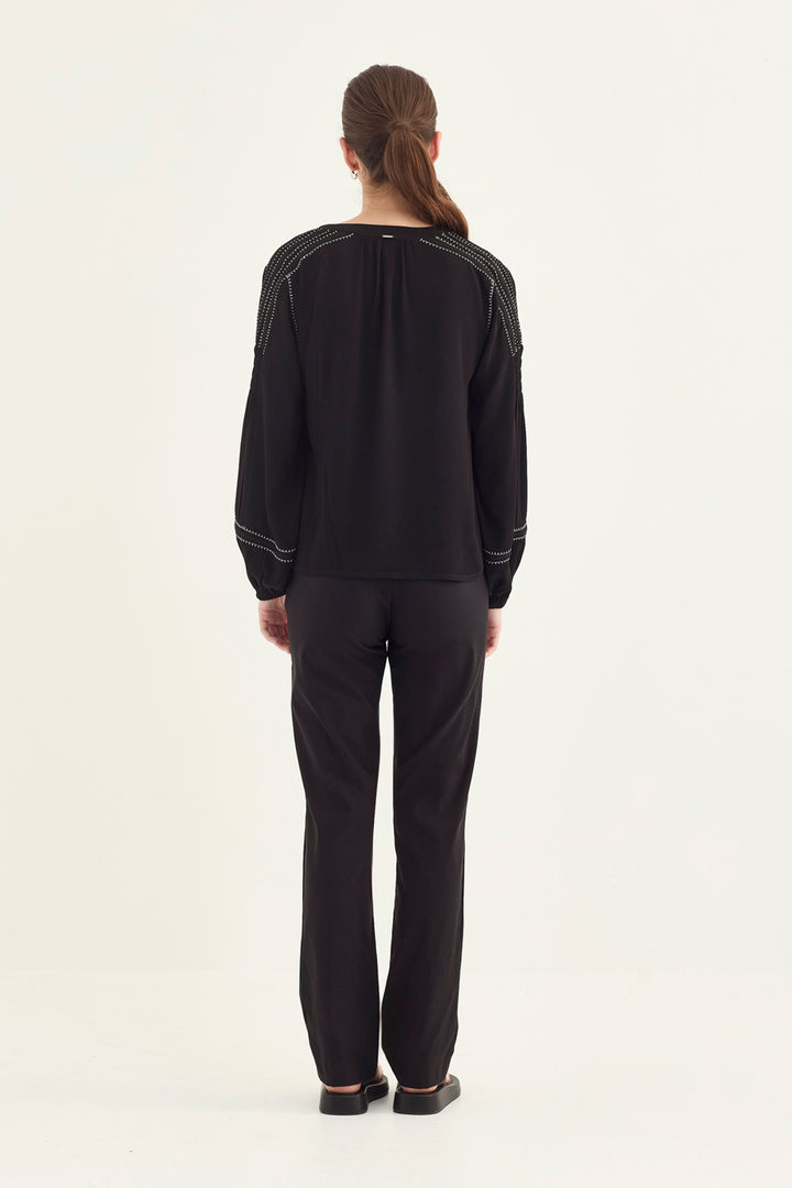 Verge Myra Blouse - BLK