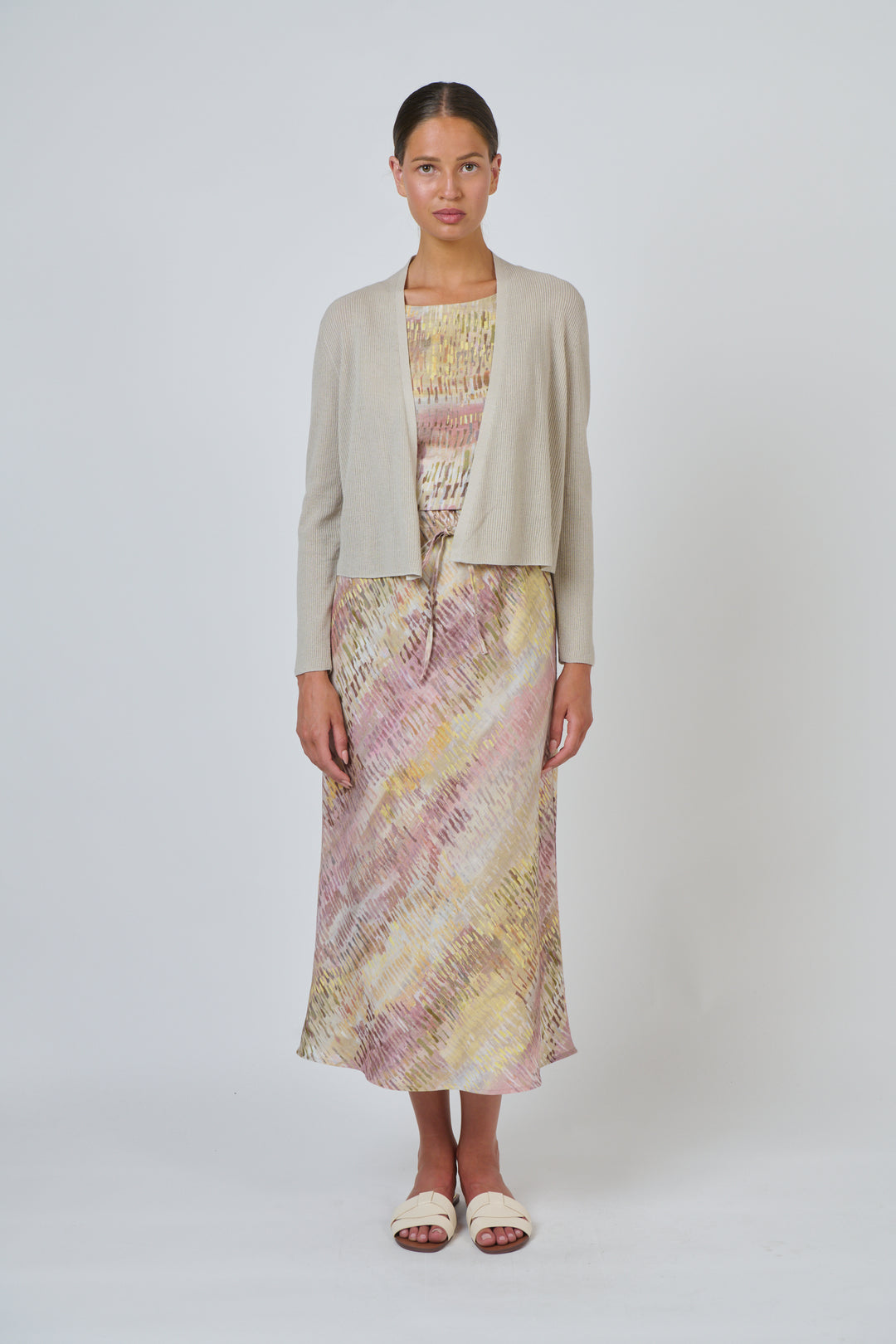 Naturals by O & J Linen Skirt  - Jardin