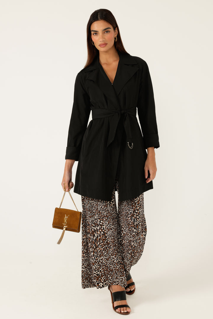 Sacha Drake Noir Trench Coat