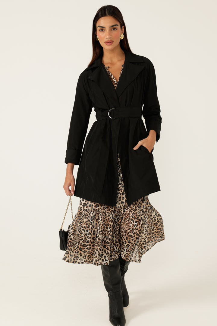 Sacha Drake Noir Trench Coat