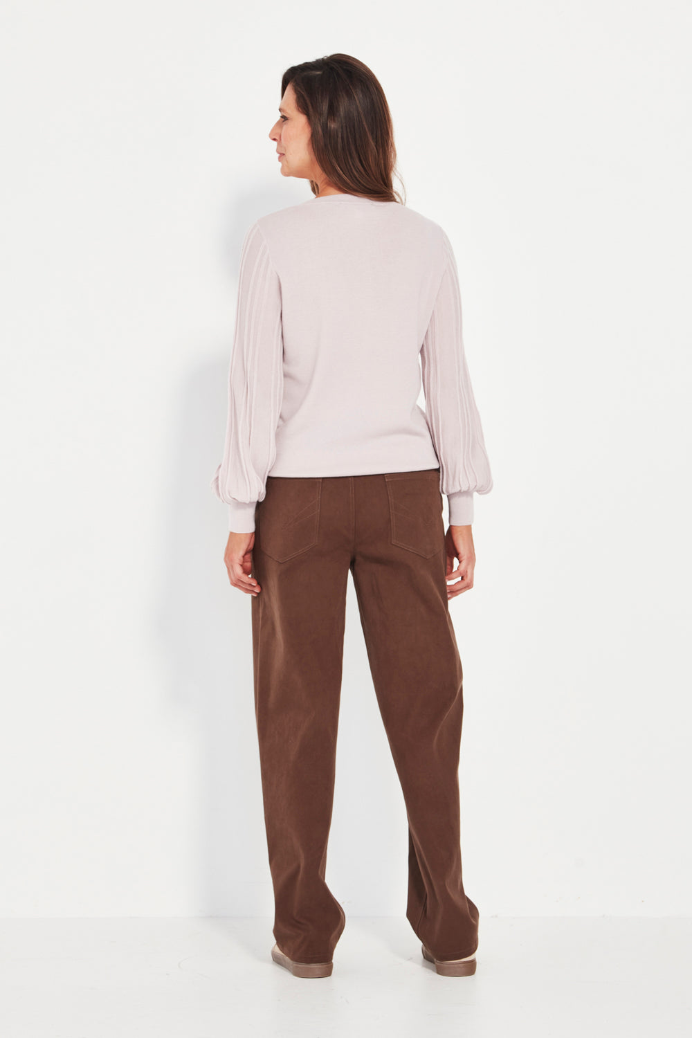 Verge Nina Sweater - Rose Quartz