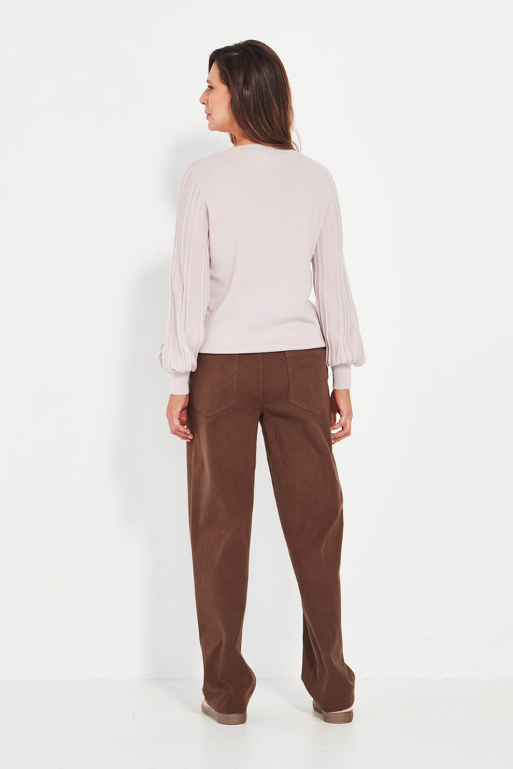 Verge Nina Sweater - Rose Quartz