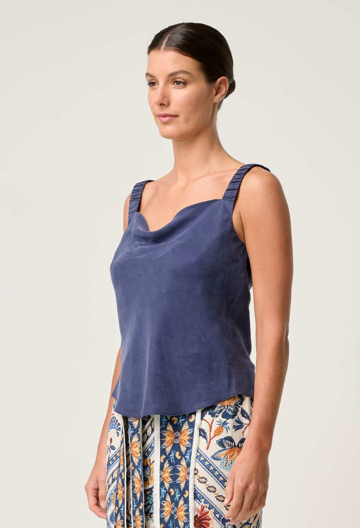 Once Was Delray Reversible Cupro Camisole