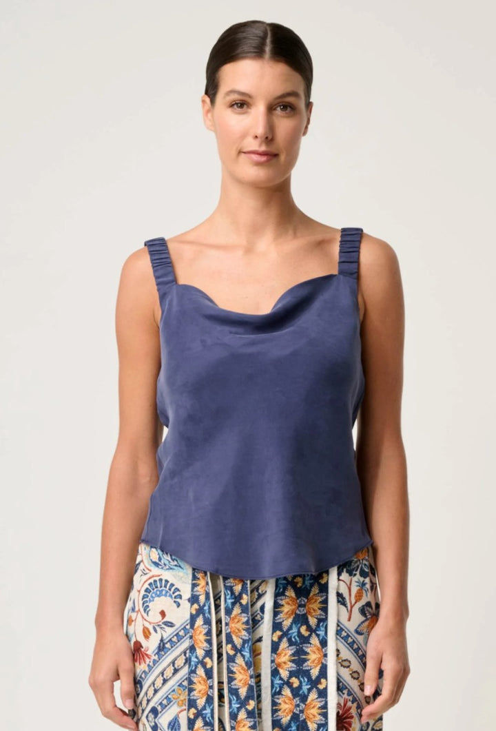 Once Was Delray Reversible Cupro Camisole