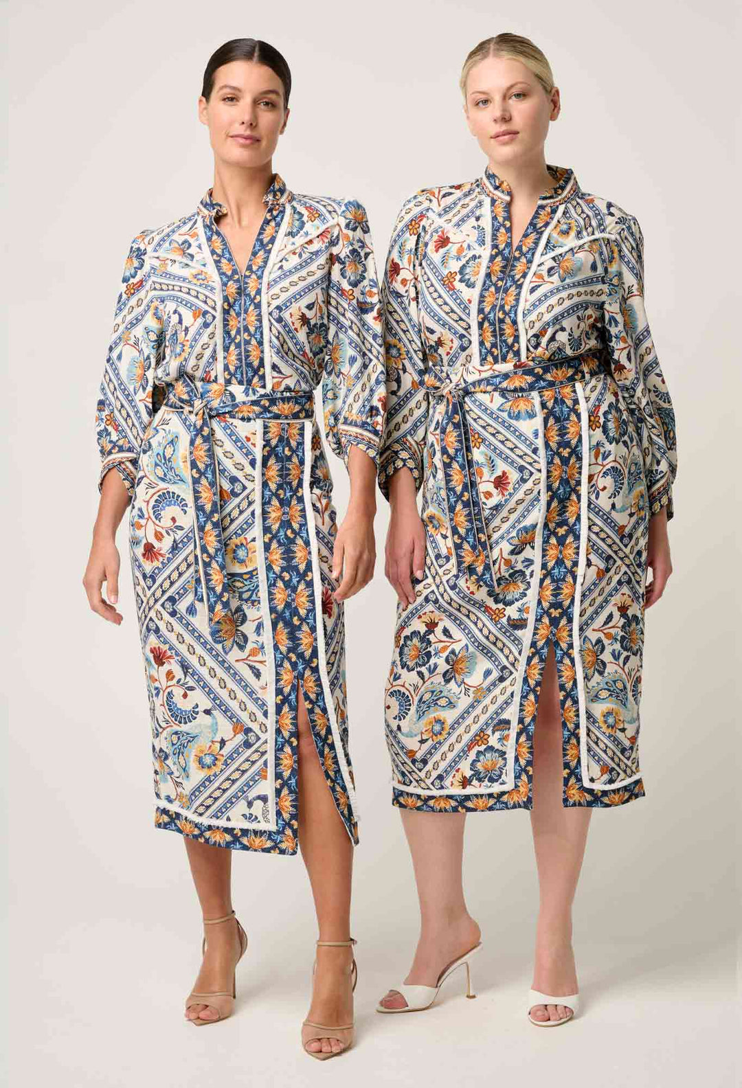 Once Was Zenobia Fringe Midi Skirt