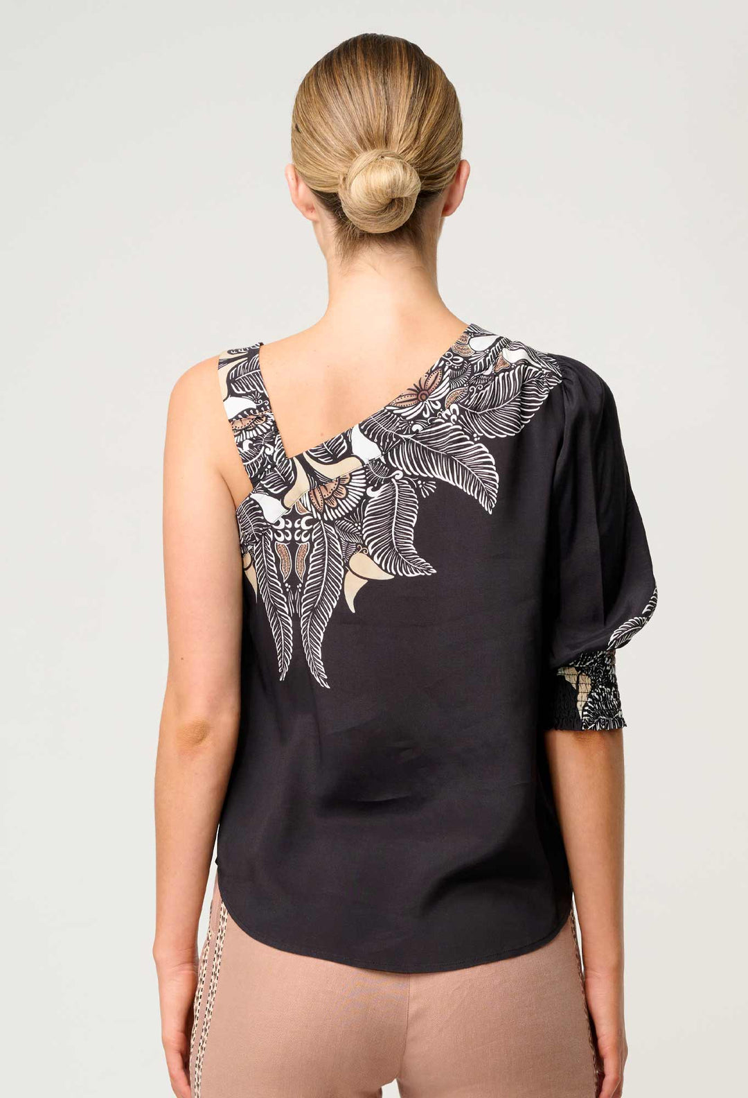 Once Was Tahani One Sleeve Top