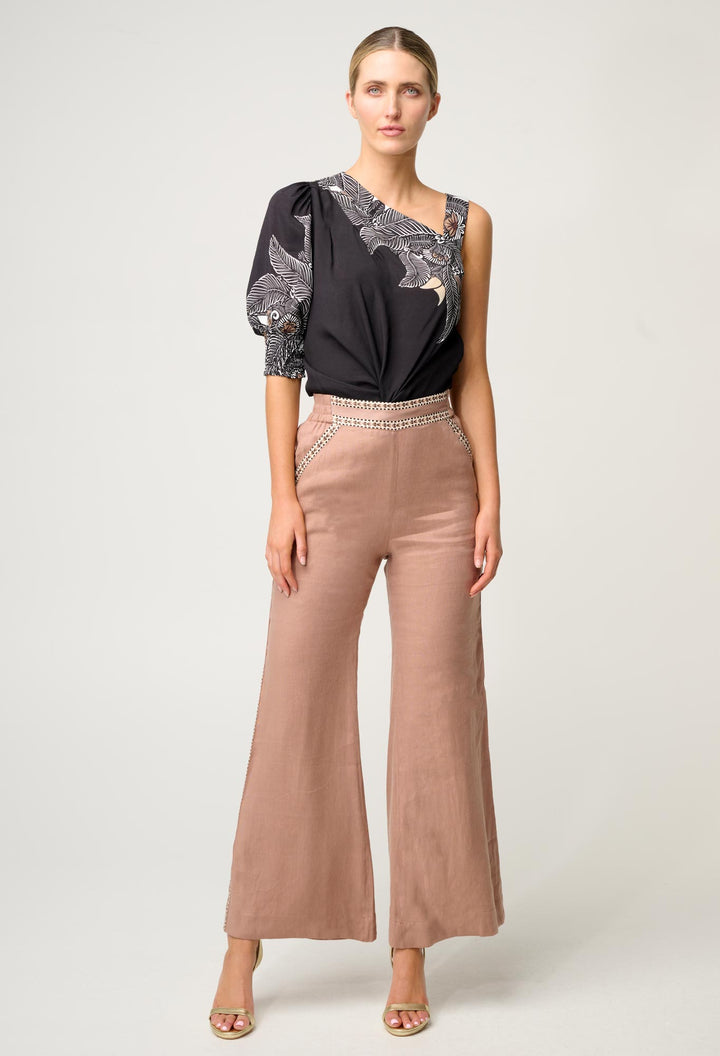 Once Was Tahani One Sleeve Top