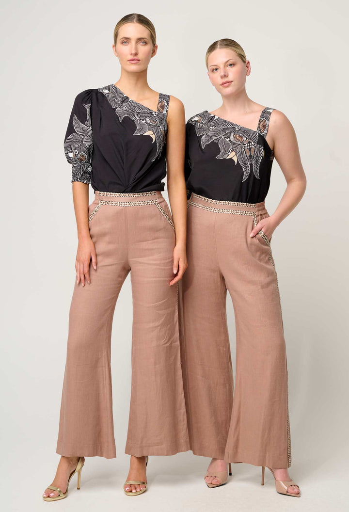 Once Was Tahani One Sleeve Top