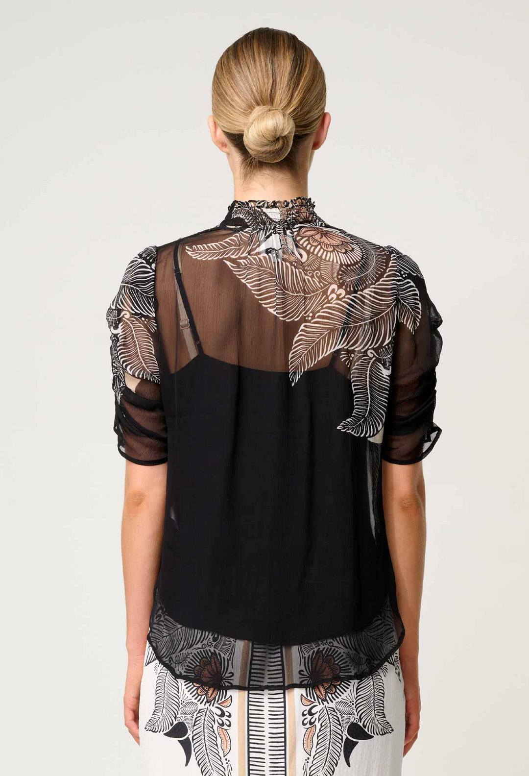 Once Was Samira Chiffon Blouse