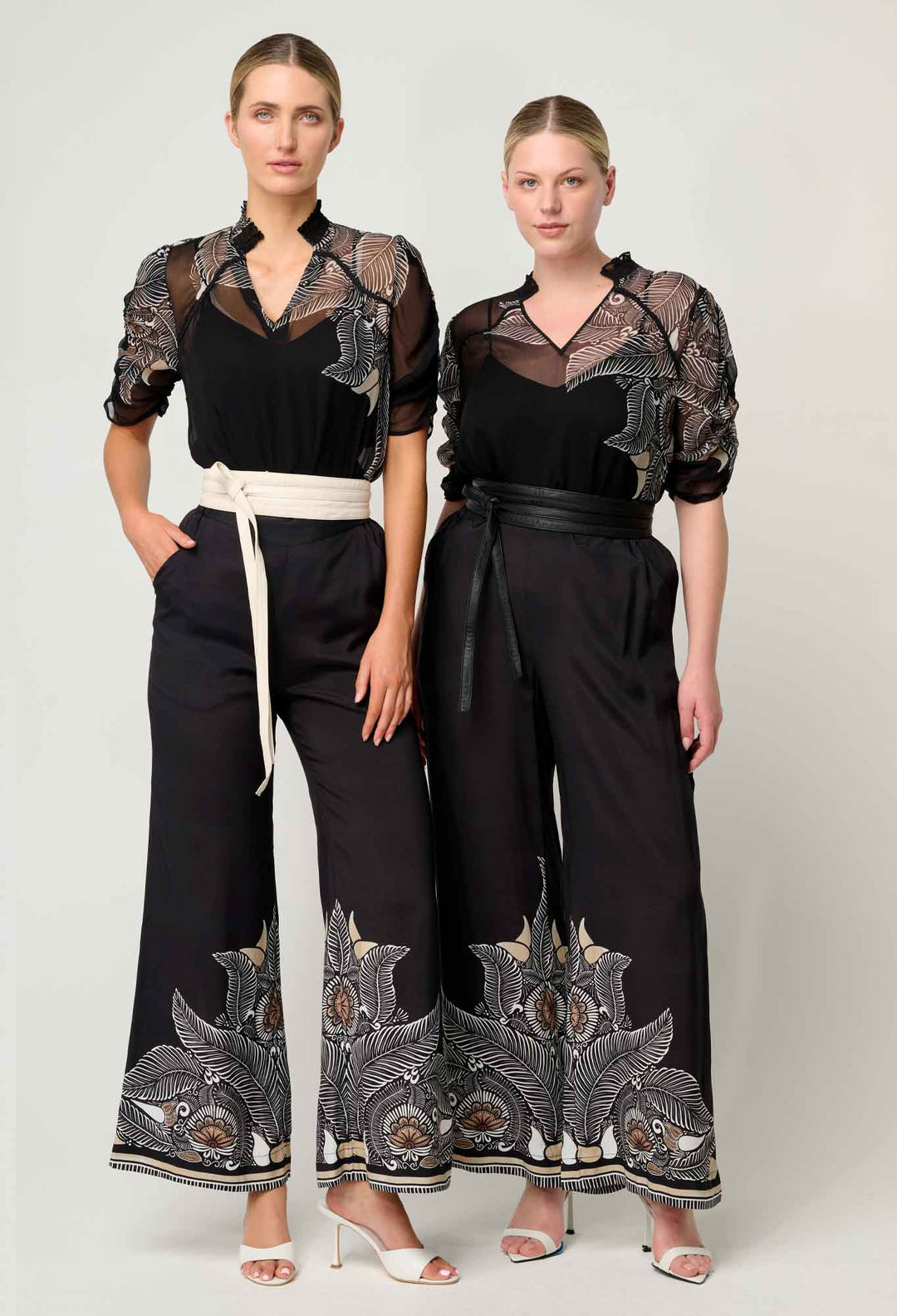 Once Was Samira Chiffon Blouse