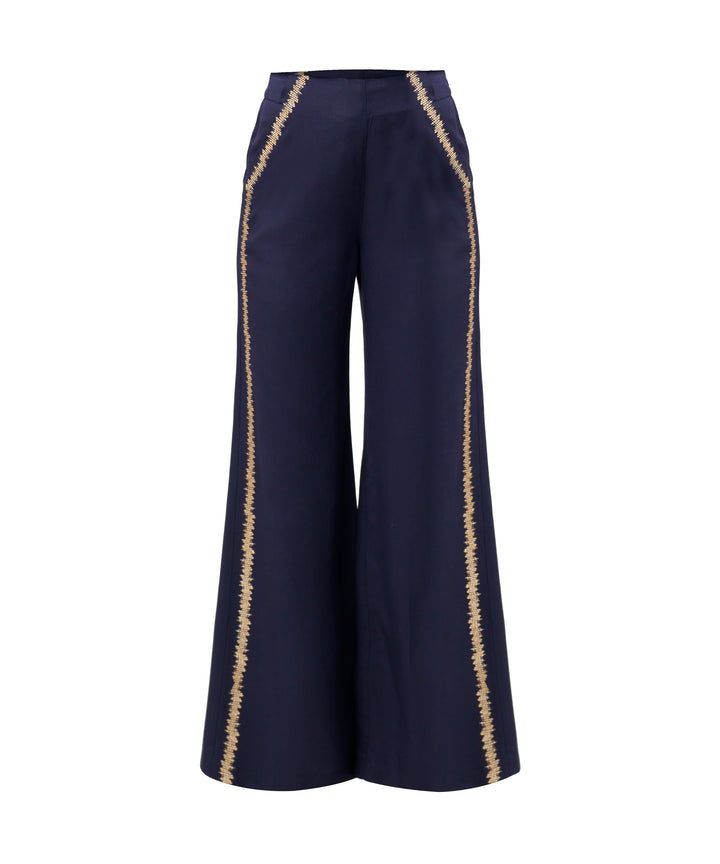 Once Was Mustique Tencel Embroidered Pant