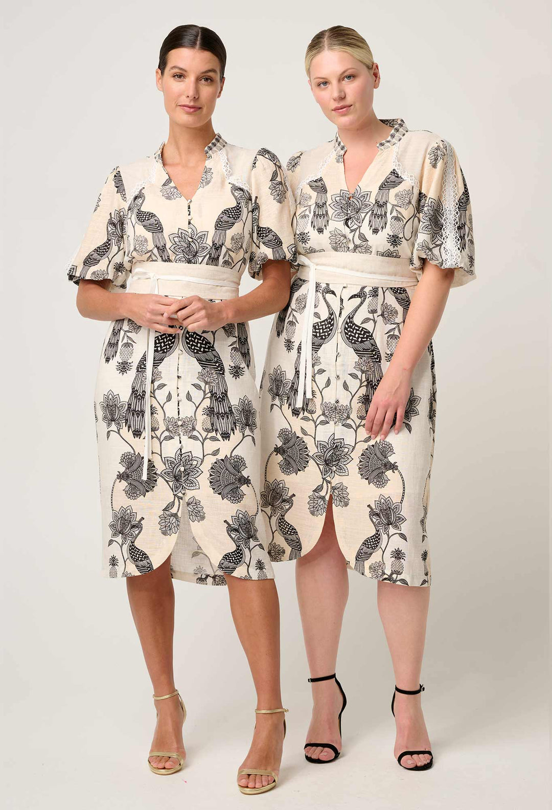 Once Was Gaia Lace Spliced Dress