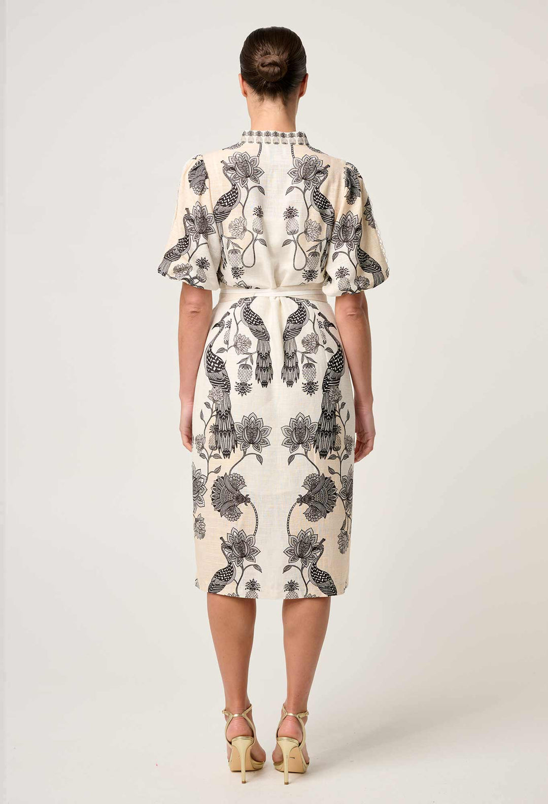 Once Was Gaia Lace Spliced Dress