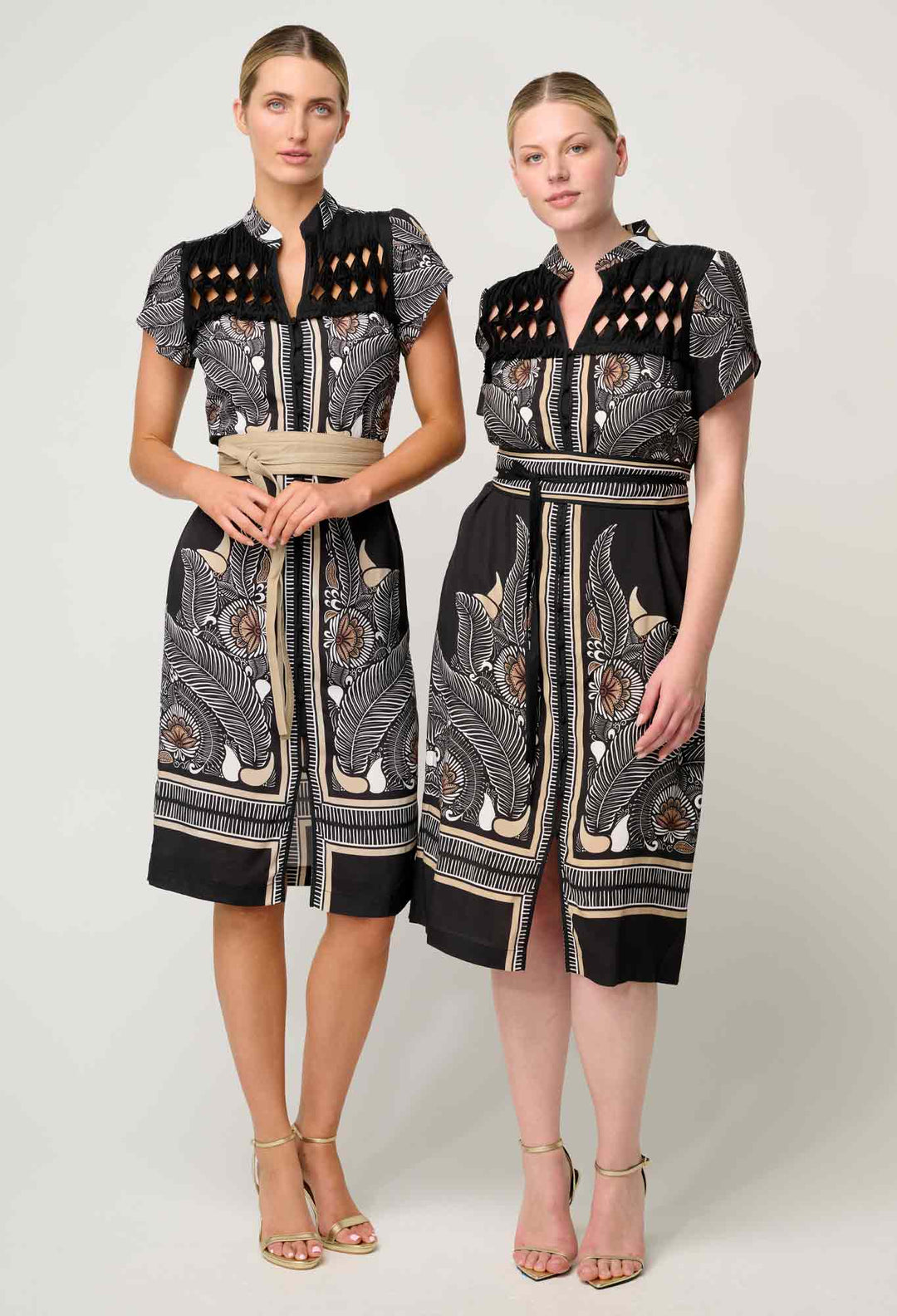 Once Was Maha Diamond Smock Dress