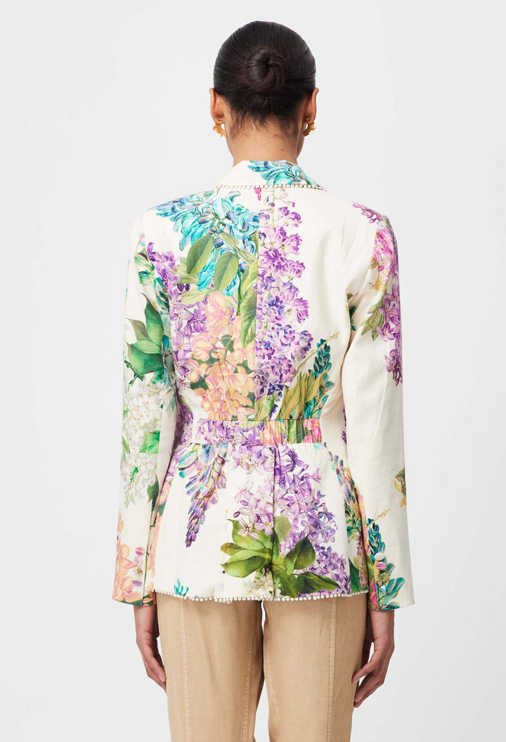 Once Was Wisteria Alba Bahia Stretch Blazer