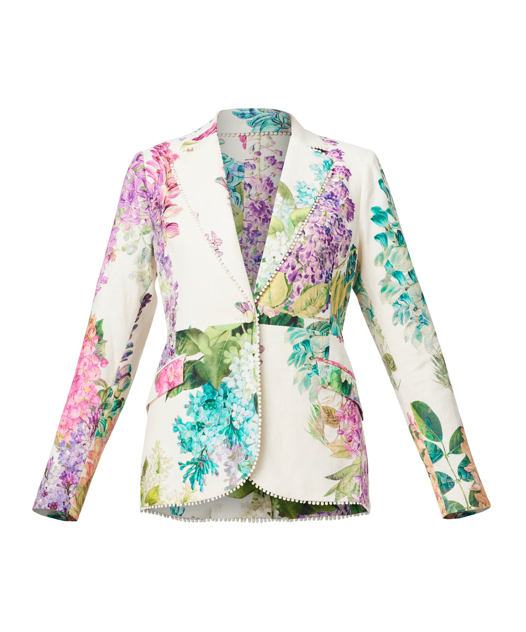 Once Was Wisteria Alba Bahia Stretch Blazer