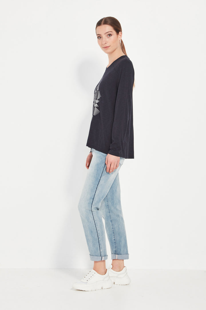 Verge Optical Top - Ink