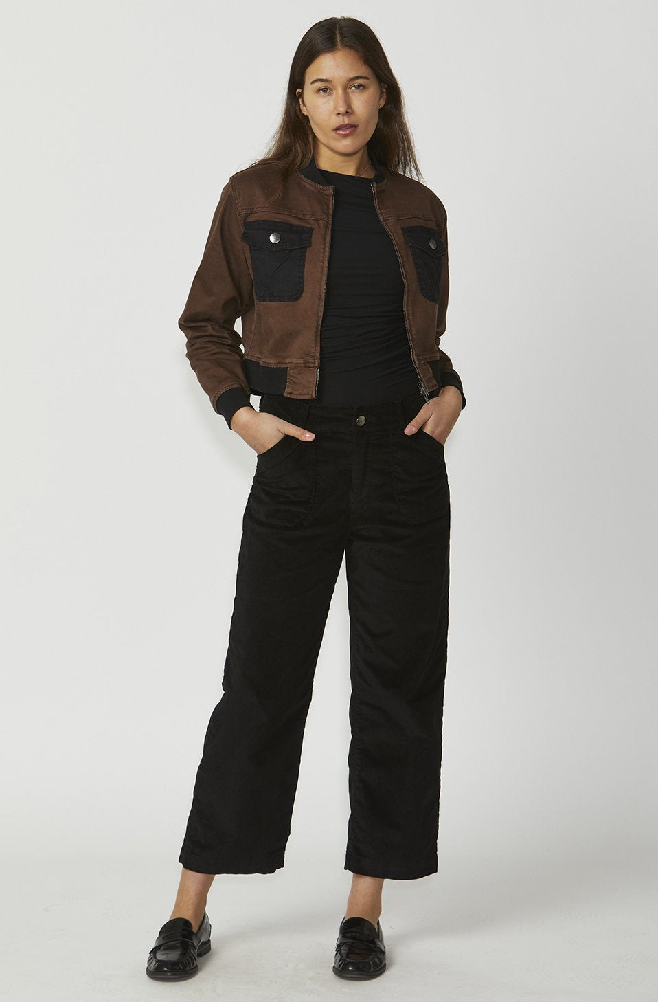 New London Penrith Cords - Black
