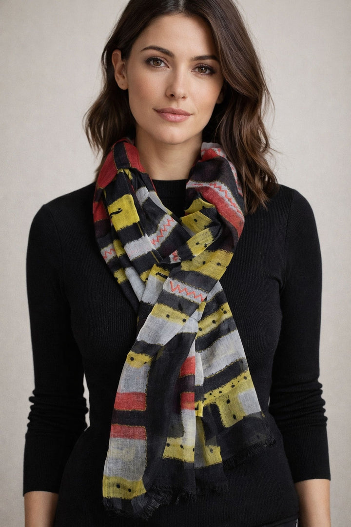 Bel‑Eve Perl Wool Scarf