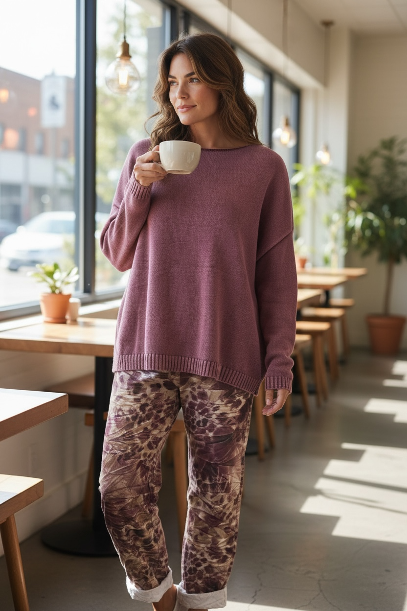 Amici Vella Stone Wash Knit - BOR