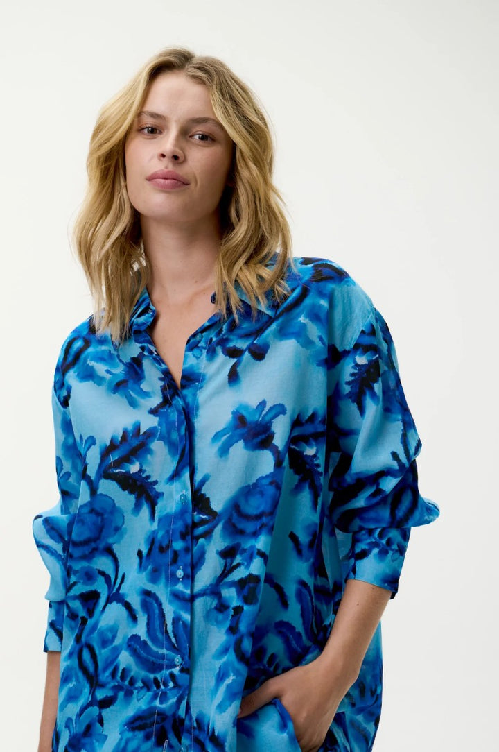 Oneseason Blue Milos Claudia Shirt