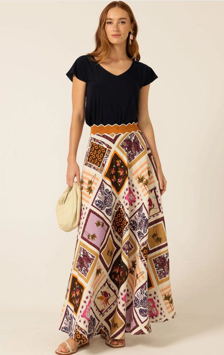 Sacha Drake Wild Palm Maxi Skirt