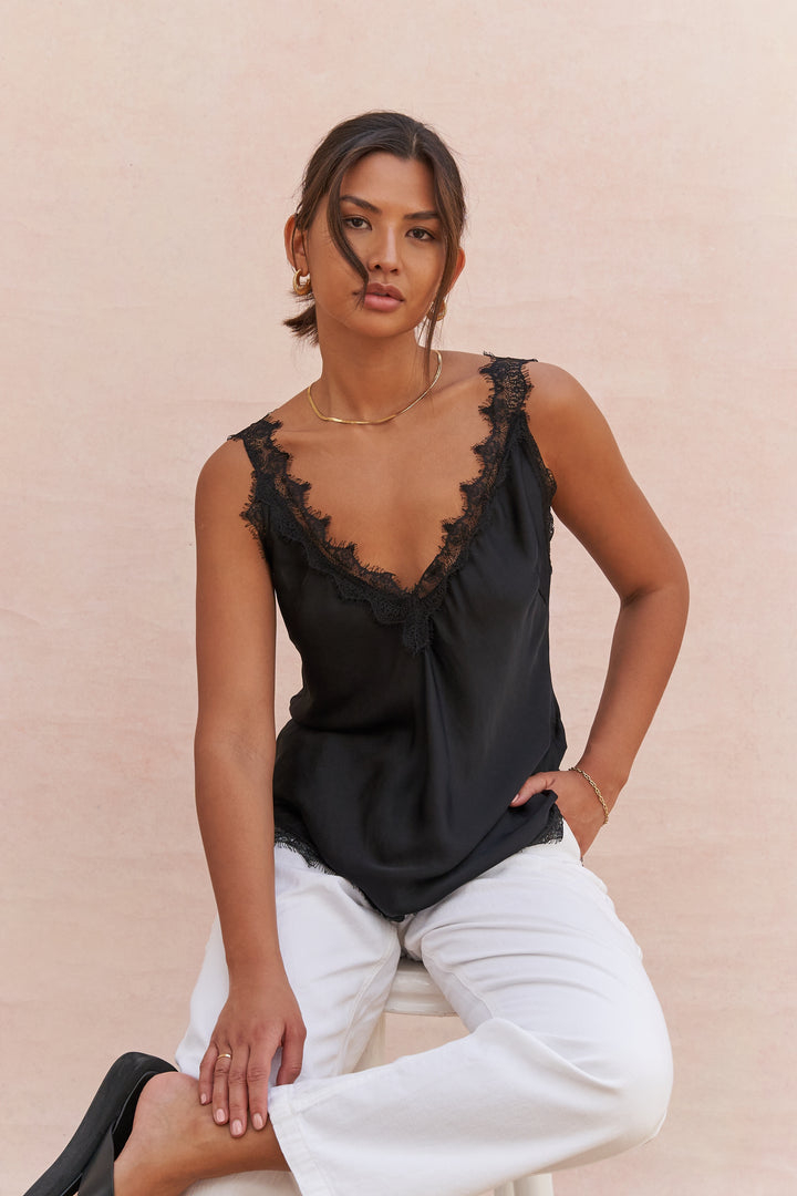 Charli London Solange Camisole - Black