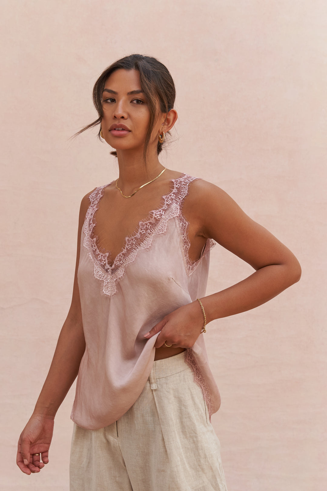 Charli London Solange Camisole - Blush