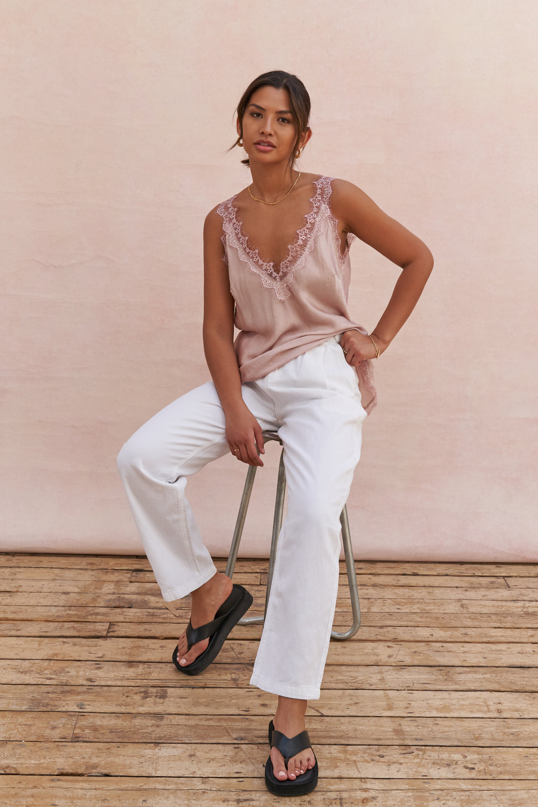 Charli London Solange Camisole - Blush