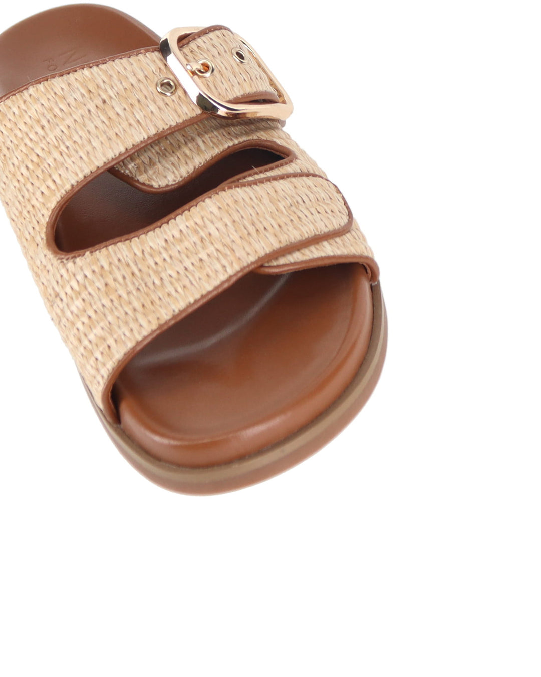 Nude Serena Raffia Sandal