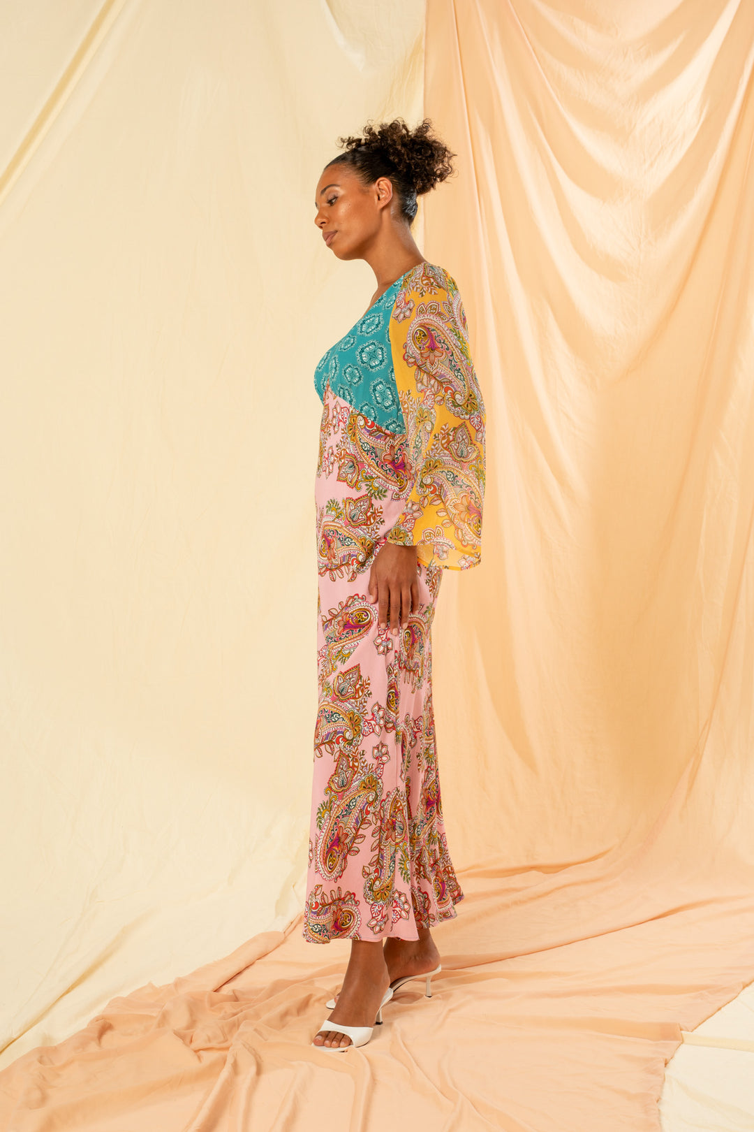 Kachel Vicky Paisley Maxi Dress