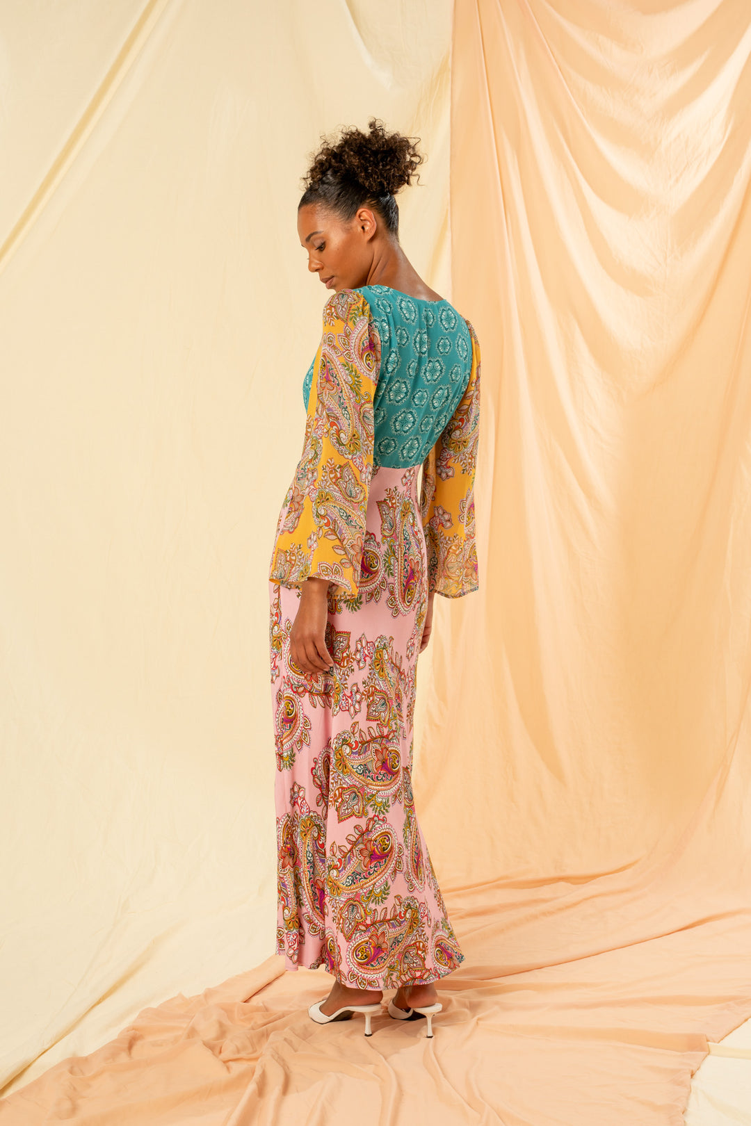 Kachel Vicky Paisley Maxi Dress