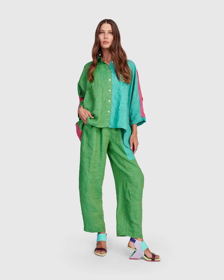 Alembika Dragonfruit Linen Shirt