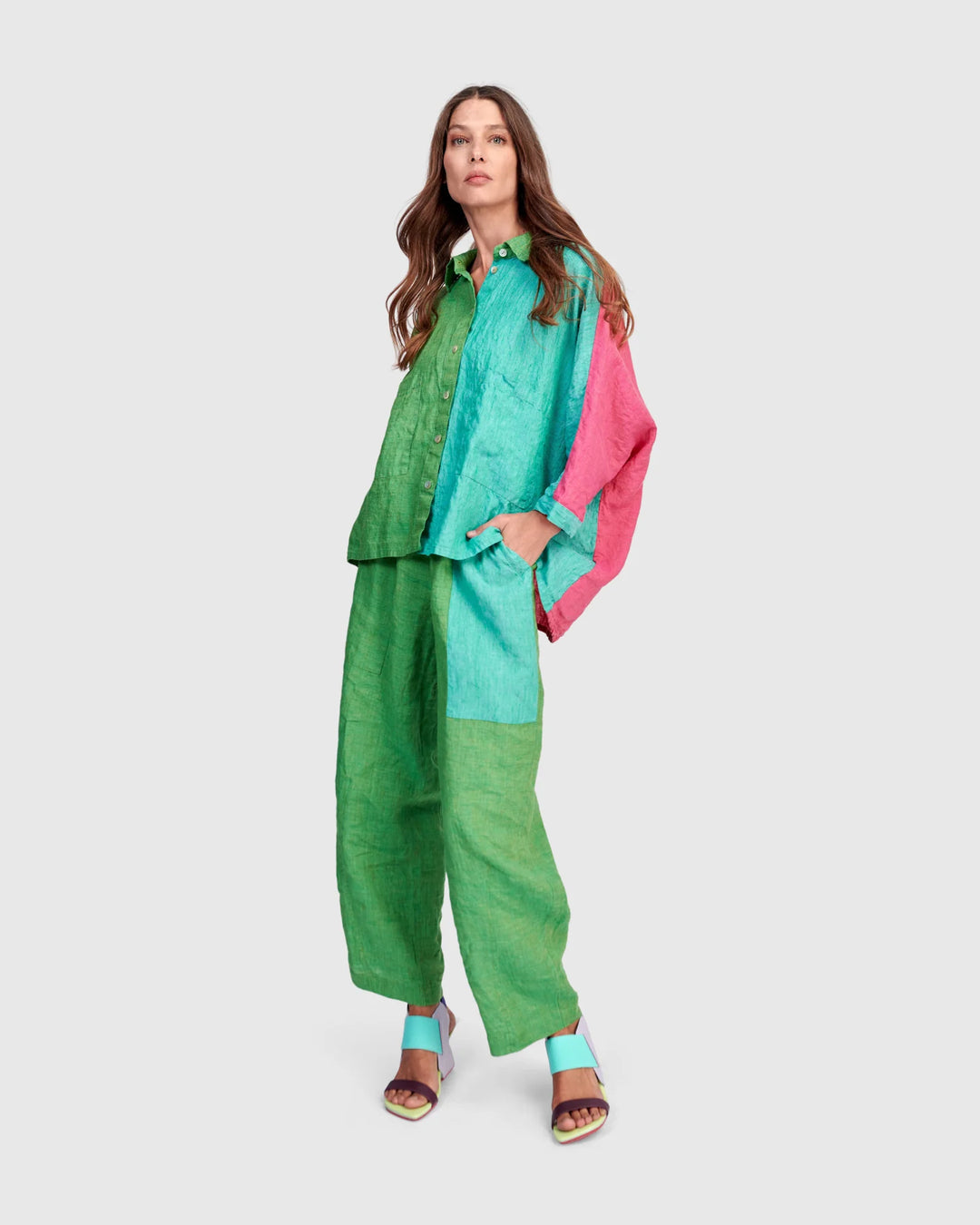 Alembika Dragonfruit Linen Shirt