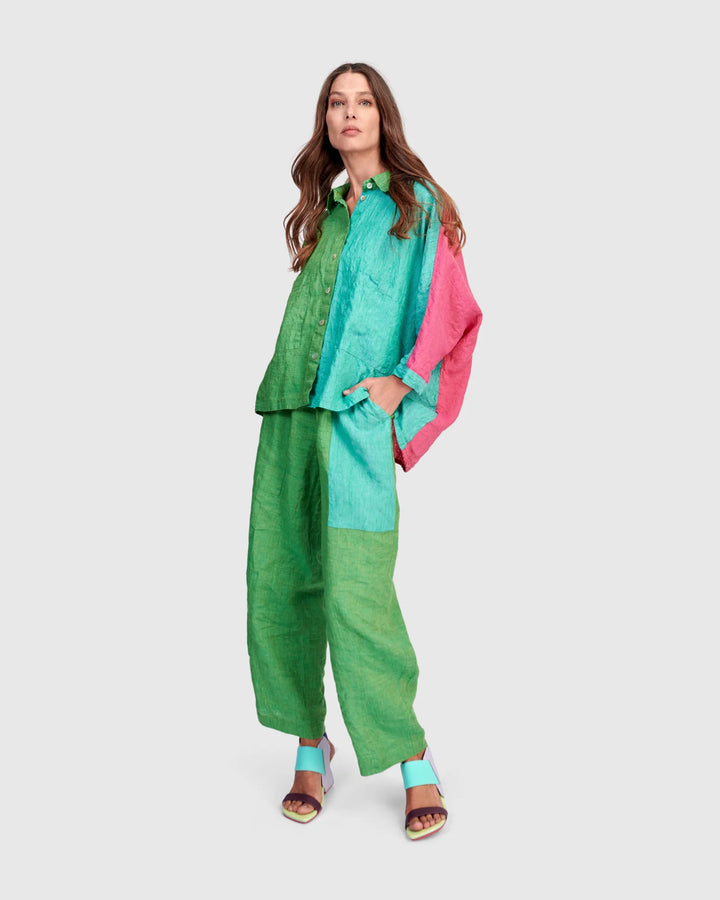 Alembika Dragonfruit Linen Shirt