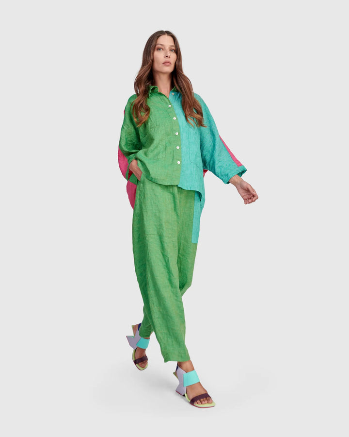 Alembika Dragonfruit Linen Shirt