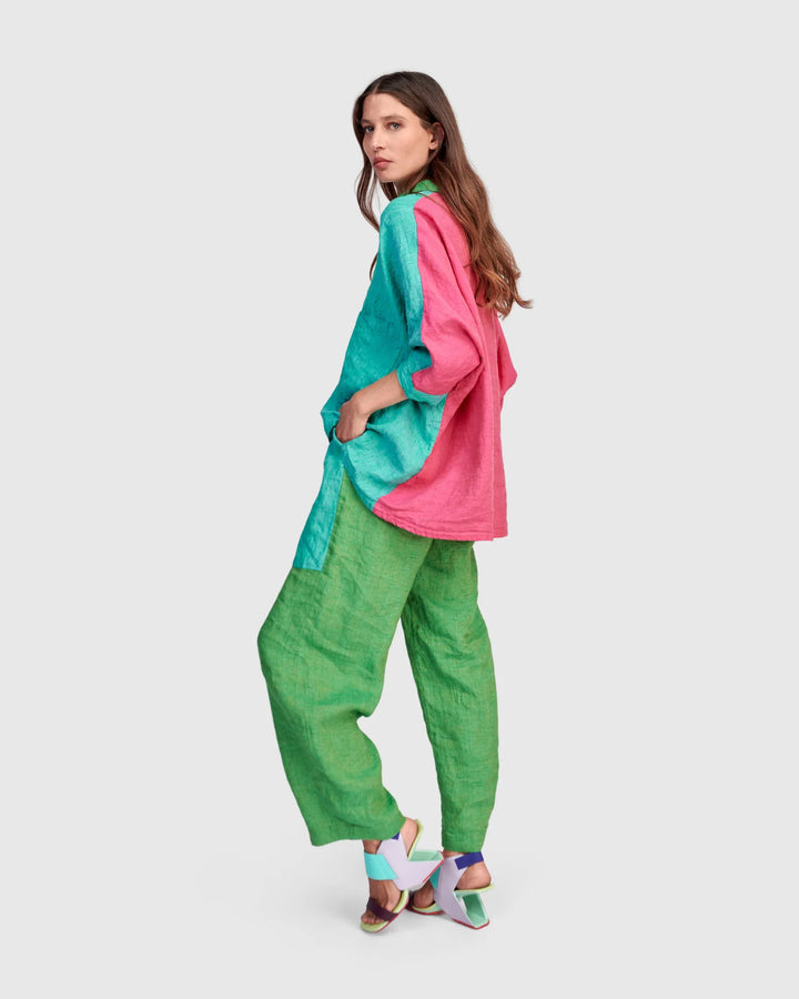 Alembika Dragonfruit Linen Shirt