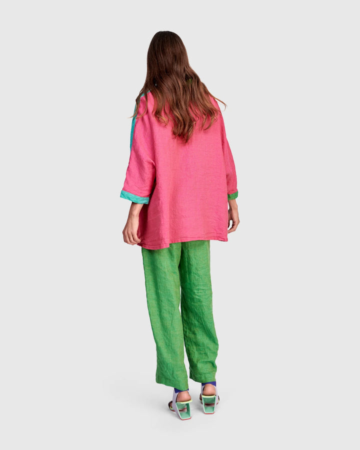 Alembika Dragonfruit Linen Shirt