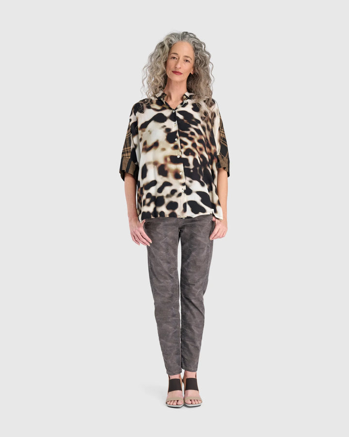 Alembika Fawn Leopard Camp Shirt