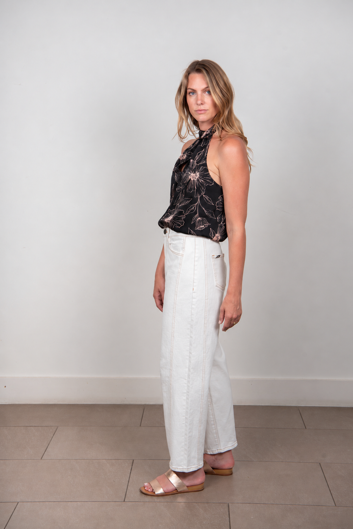 New London Truro Barrel Jeans - Milk
