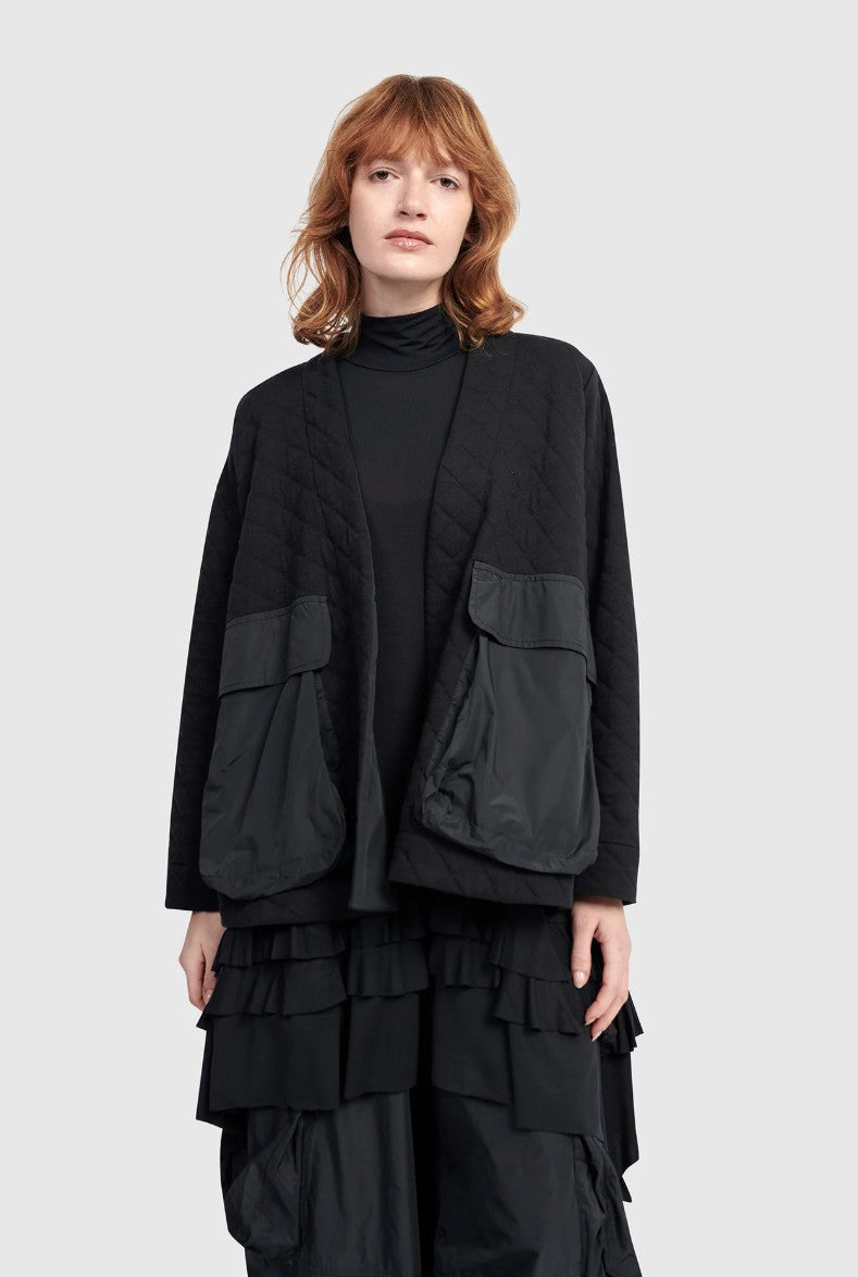 Alembika Urban Black Parcel Quilted Jacket