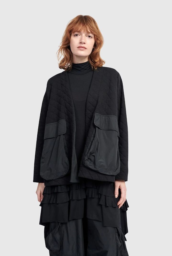 Alembika Urban Black Parcel Quilted Jacket