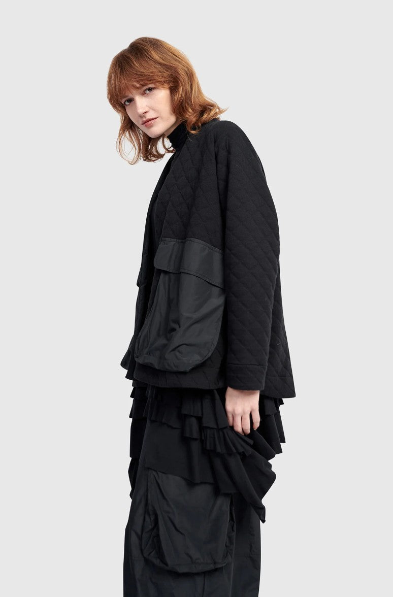 Alembika Urban Black Parcel Quilted Jacket