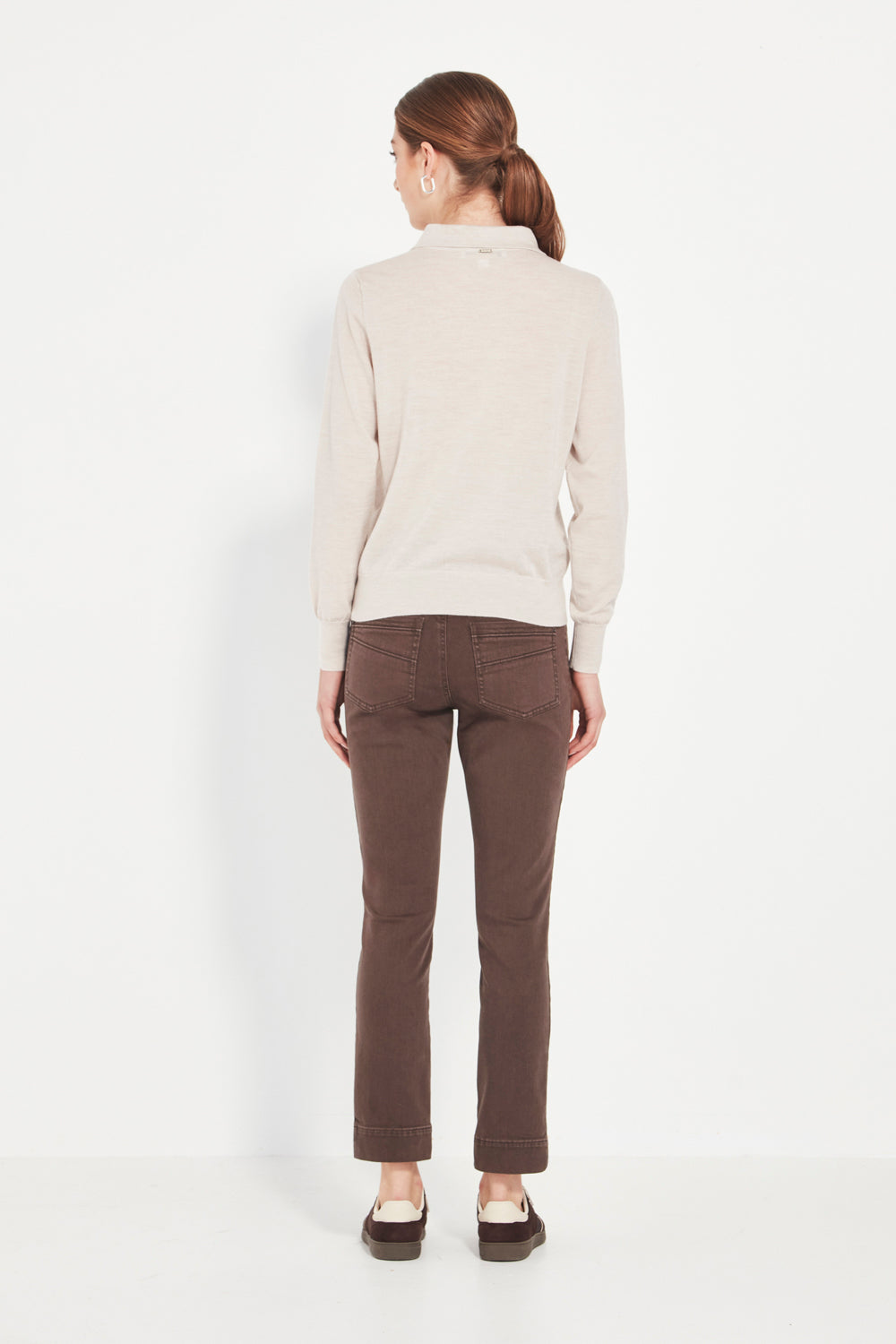 Verge  Valley Sweater - Chalk Marle