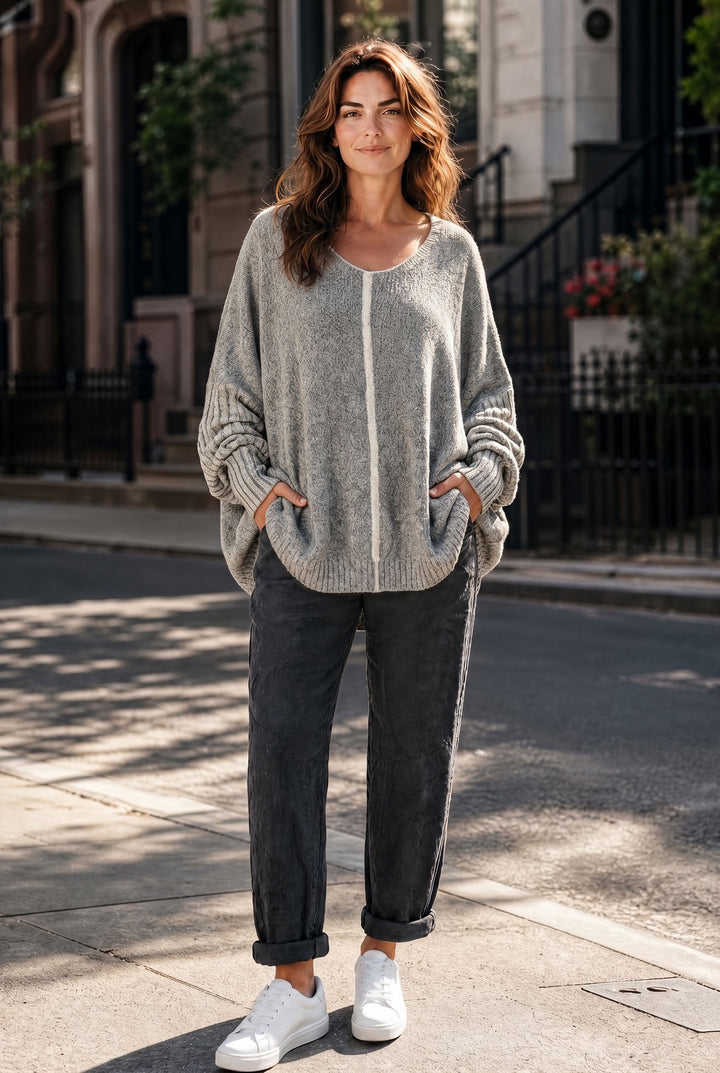 Amici Velito Corduroy Pant - BL