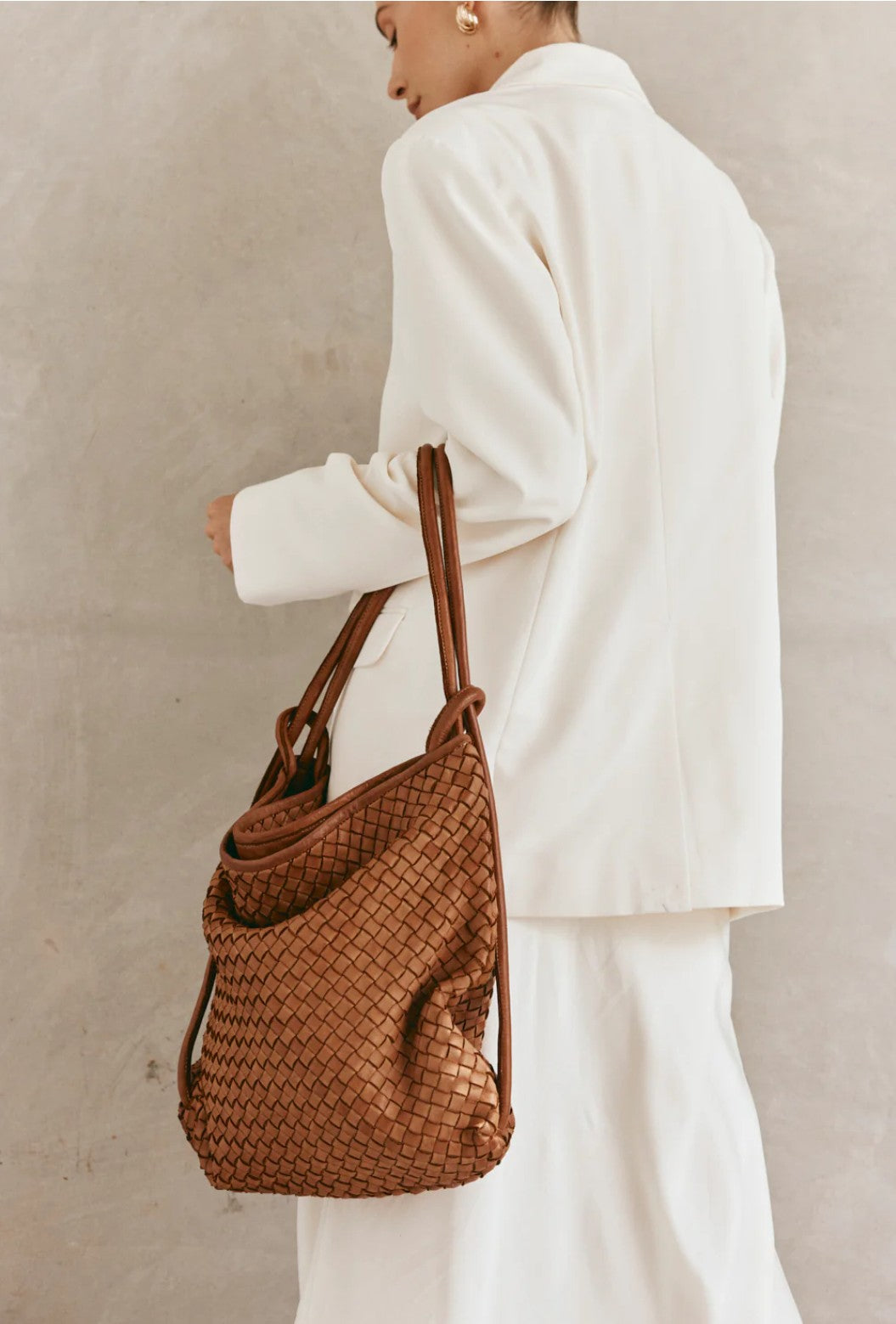 Vestirsi Woven Bella Convertible Backpack Tote