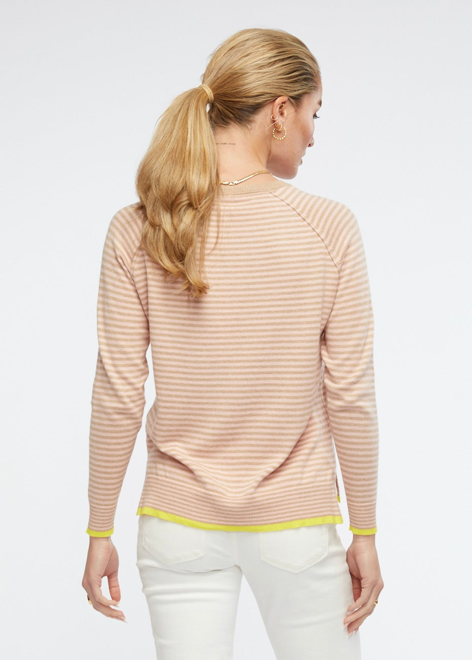 Zaket & Plover Essential Stripe Crew Sweater