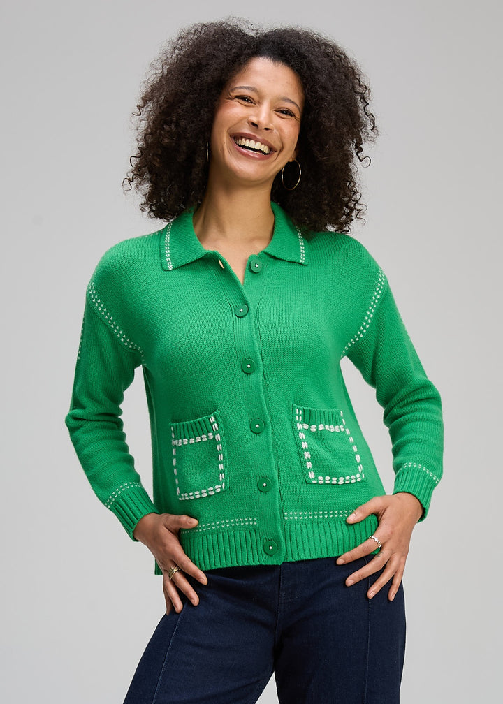 Zaket & Plover Tailored Cardigan - Rocket