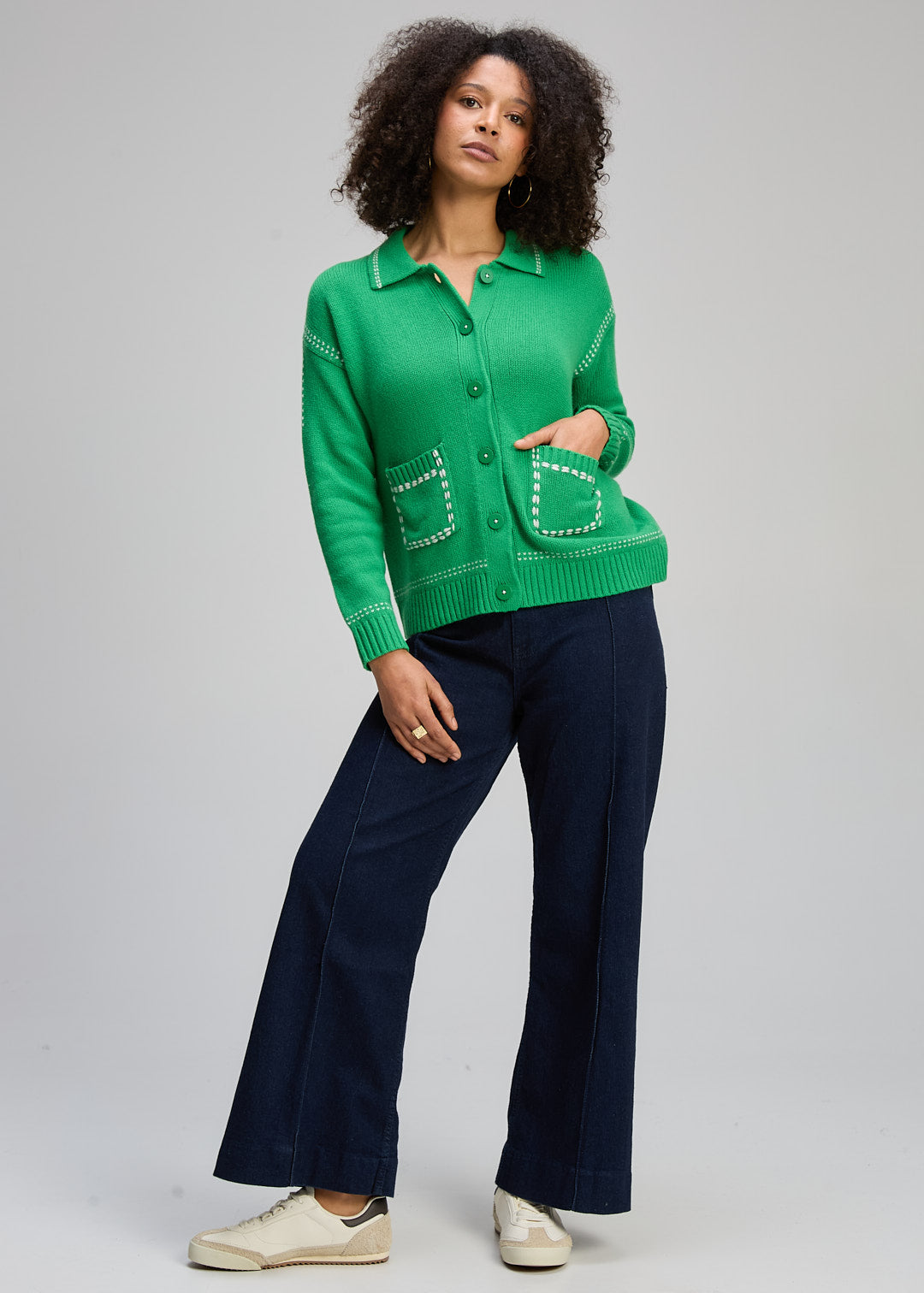 Zaket & Plover Tailored Cardigan - Rocket